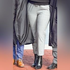 Nicole Miller Women’s Gray Plaid Dress Pants